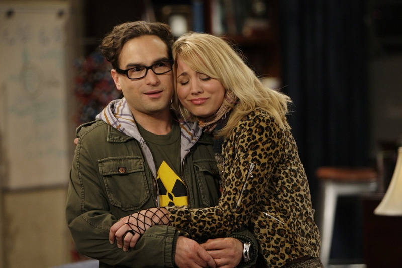 Kaley Cuoco, 1080P, The Big Bang Theory, Johnny Galecki, TV Show, Leonard Hofstadter, Penny (The Big Bang Theory)