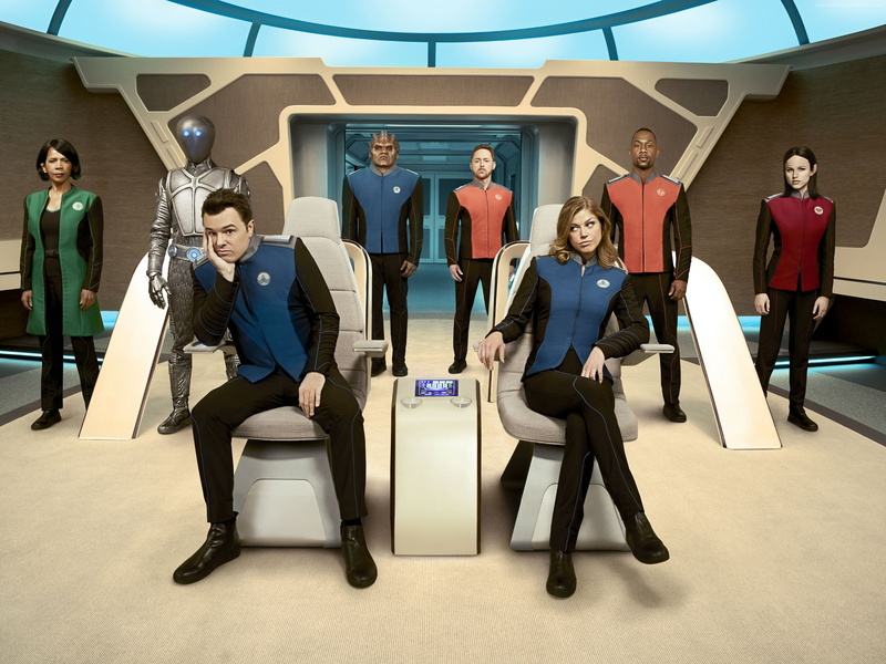 Seth MacFarlane, The Orville, Penny Johnson Jerald, Halston Sage, 2K, best tv series, Christine Corpuz