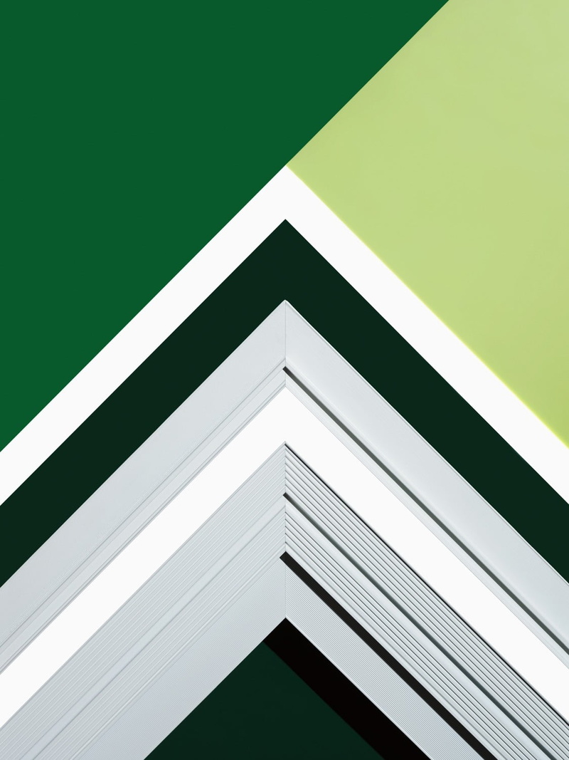 shape, digital art, computer Graphic, illustration, white color, built structure, triangle shape, minimalism, green, green color, no people, photo, lines