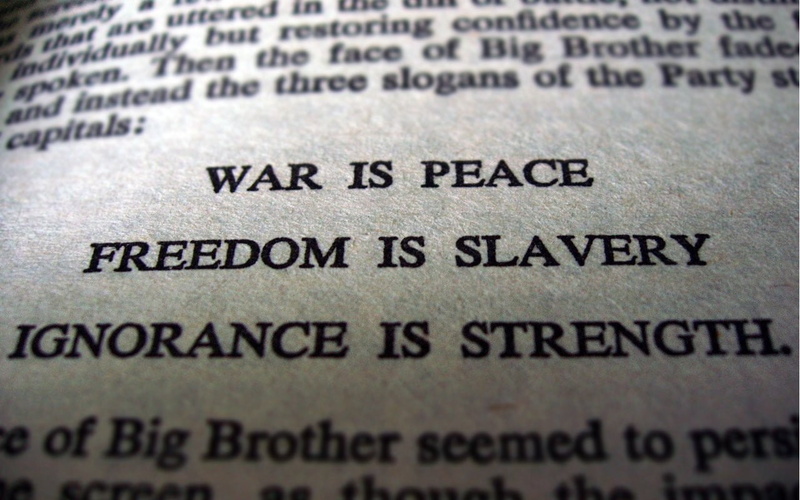 720P, war, slavery, dom, big brother, George Orwell, books, 1984, literature, text, peace