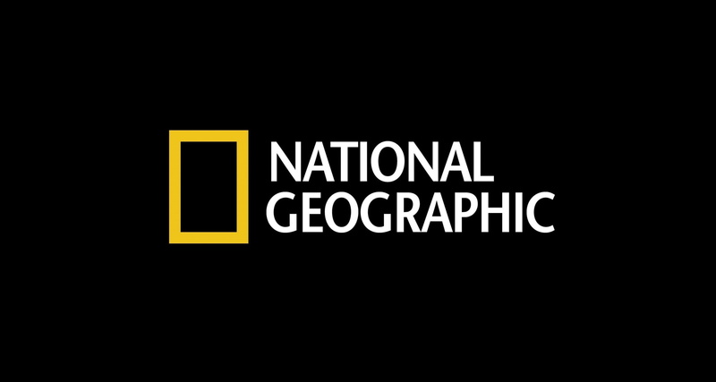 geographic, channel, message, close-up, sign, 2K, digital, dark, yellow, logo, black background, indoors, no people, national, communication, night, information sign