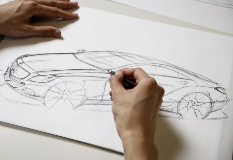 pencil, mercedes-benz, holding, art and craft, design professional, 720P, design, pen, drawing - art product, drawing - activity, creativity, sketch, one person