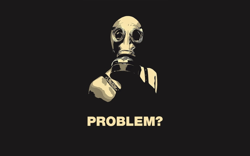 problem, dark, mask, 1080P, background, black