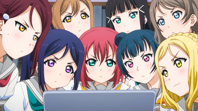 Yoshiko Tsushima, Ruby Kurosawa, Anime, Hanamaru Kunikida, 1080P, Love Live! Sunshine!!, You Watanabe, Kanan Matsuura, Dia Kurosawa, Riko Sakurauchi, Mari