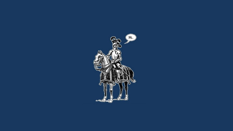 Monty Python and the Holy Grail, blue, Monty Python, minimalism, 720P, simple background, movies