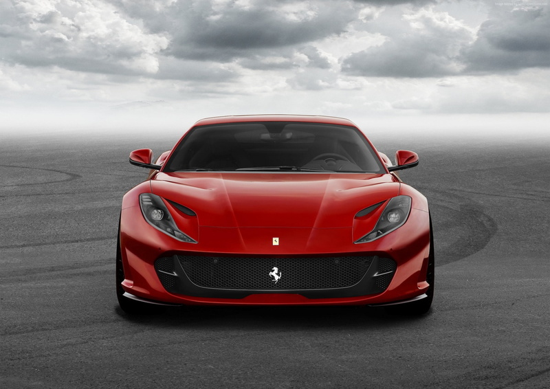 front, Ferrari 812 Superfast, supercar, 1080P
