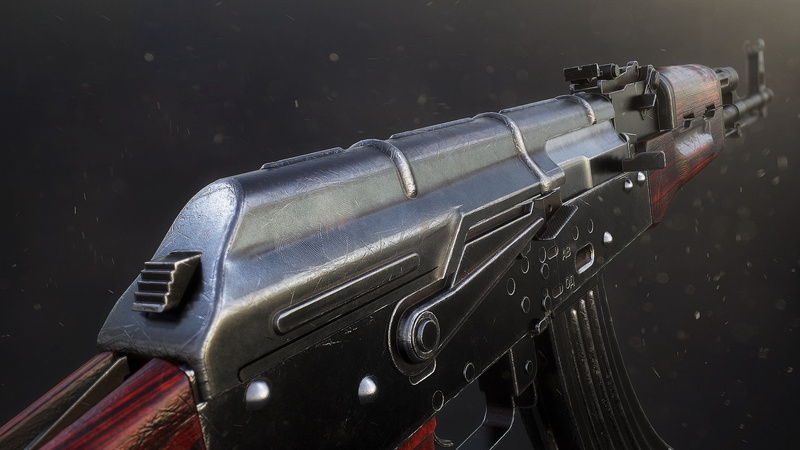 tim berngholz, 1080P, gun, fingerprints, 3D, AKM