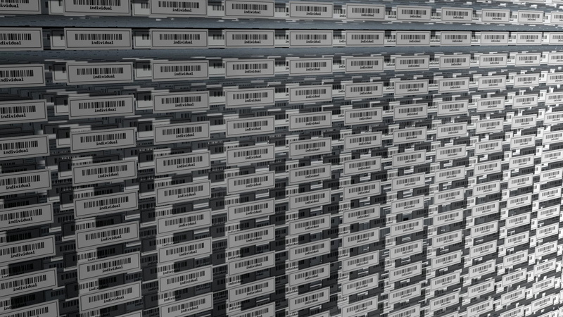 built structure, barcode, low angle view, no people, office building exterior, residential district, white, architecture, in a row, building, outdoors