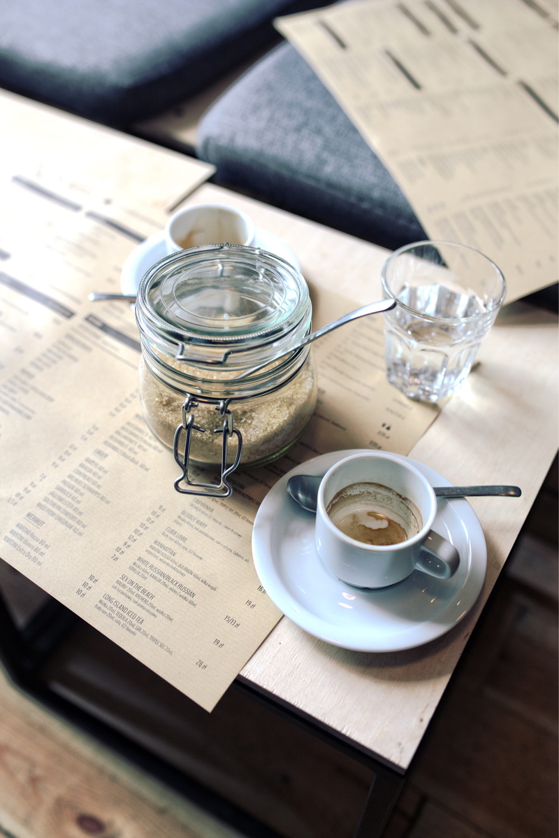 food and drink, table, newspaper, cup, food, research, glass, publication, menu board, office, finance, 5K, tray, coffee - drink, composition, dawn, coffeehouse