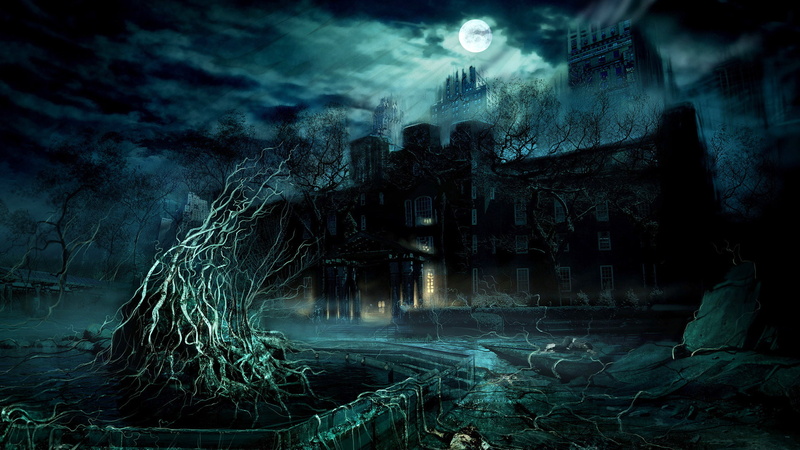 array, dark Castle, fantasy, 1080P