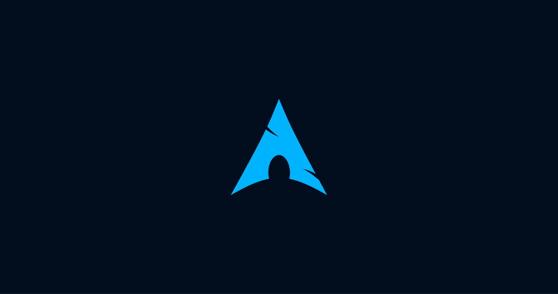 colorful, triangle, 4K, Linux, digital, Arch Linux