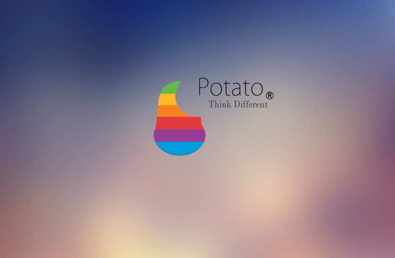 nature, single object, think, different, computer icon, emotion, humor, mid-air, logo, symbol, potato, Apple Inc., sign, technology, digital composite