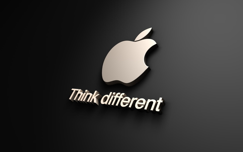 different, apple, think, 1080P