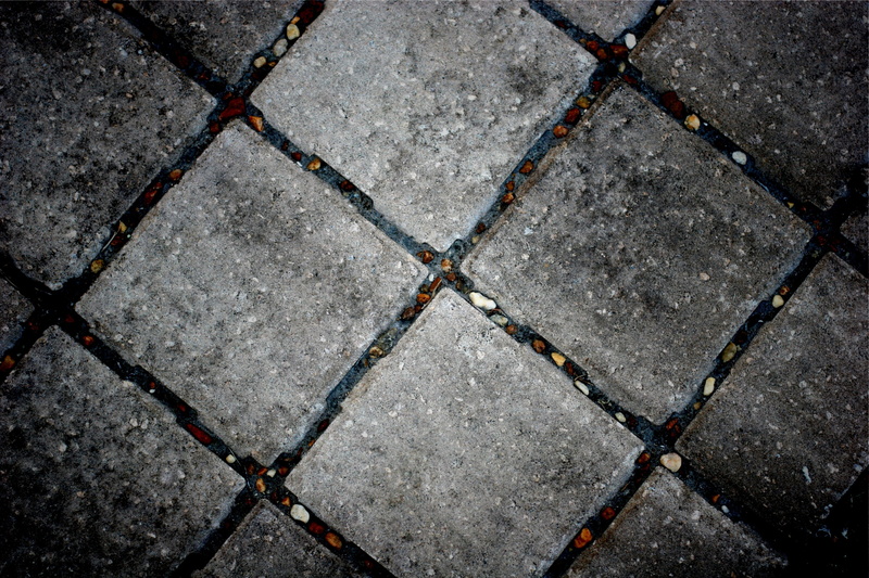 footpath, backgrounds, geometric shape, architecture, no people, day, pattern, lot, full frame, floor, black color, directly above, gray, sidewalk, street