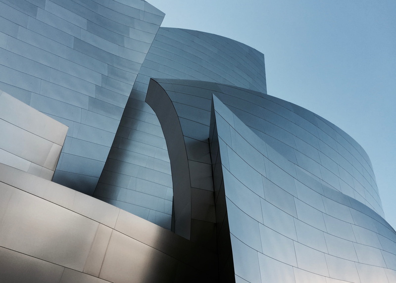 downtown District, no People, business, 2K, proportion, outdoors, city, cityscape, los angeles, built Structure, symmetry, shape, abstract, modern, disney