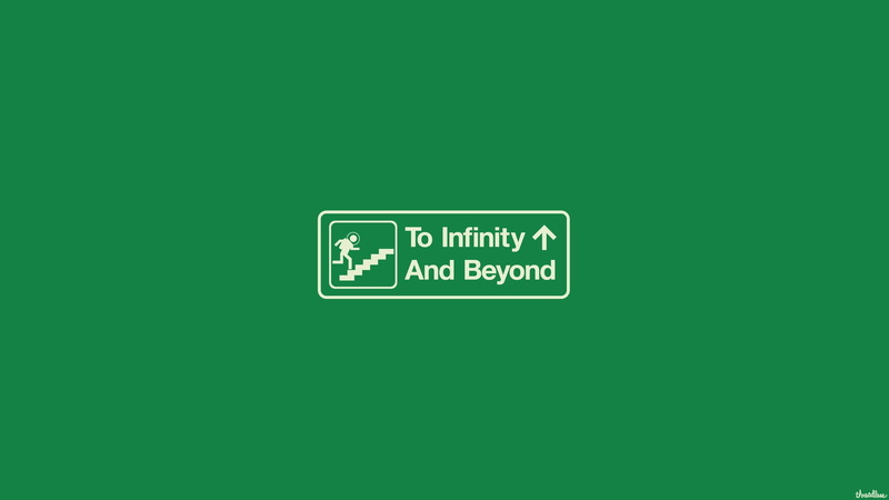 symbol, Toy Story, minimalism, no people, stairs, colored background, text, simple, green background, connection, single object, infinity, close-up, sign