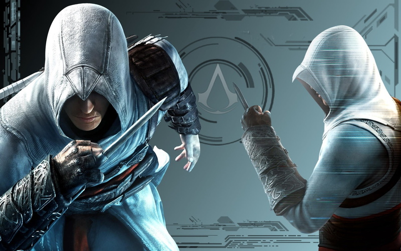 s, statue, crime, futuristic, creed, danger, thief, sculpture, aggression, day, assassins creed, 1080P, assassin, people, art and craft, representation