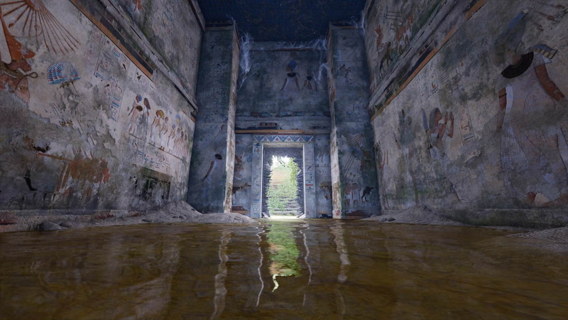 travel destinations, building, tourism, day, travel, old ruin, ancient, Assassins Creed: Origins, outdoors, wall - building feature, water, archaeology