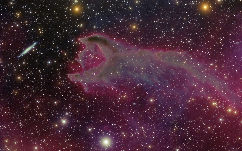 globule, star, 3D, dust, cometary, majestic, space exploration, horse, sky, night, outdoors, Space, illustration, illuminated, mystery, satellite view
