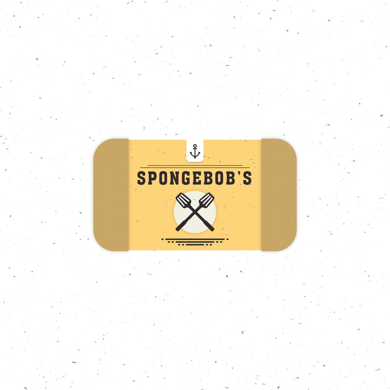 close-up, wall - building feature, logo, guidance, information sign, communication, yellow, SpongeBob SquarePants, information, studio shot, 1080P, representation