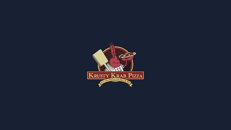 pizza, spongebob squarepants, spongebob, mr, krabs, 1080P, logo, mr krabs, squarepants