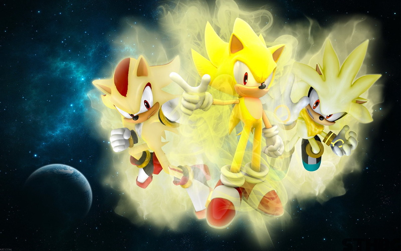 Super Shadow, 1080P, Sonic, Super Sonic, Sonic the Hedgehog (2006), Super Silver