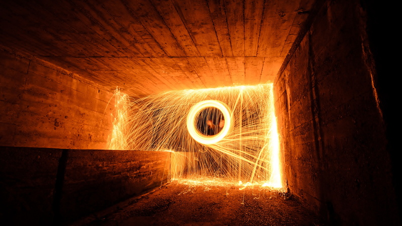 room, fireplace, technics, tunnel, fire, living, floor, design, home, furniture, decor, passageway, modern, architecture, house, sofa, 4K, interior, light