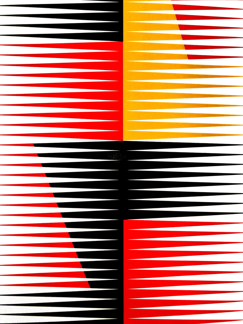 ornament, graphics, in a row, 4K, nature, sky, pattern, canvas, wall - building feature, yellow, black color, day, variation, number, red, modern art