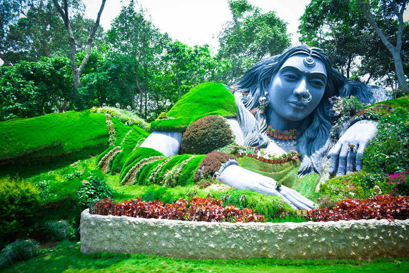 garden, no people, india, sculpture, nature, architecture, formal garden, 5K, statue, mothernature, green, designer, male likeness, growth, day, art, human representation