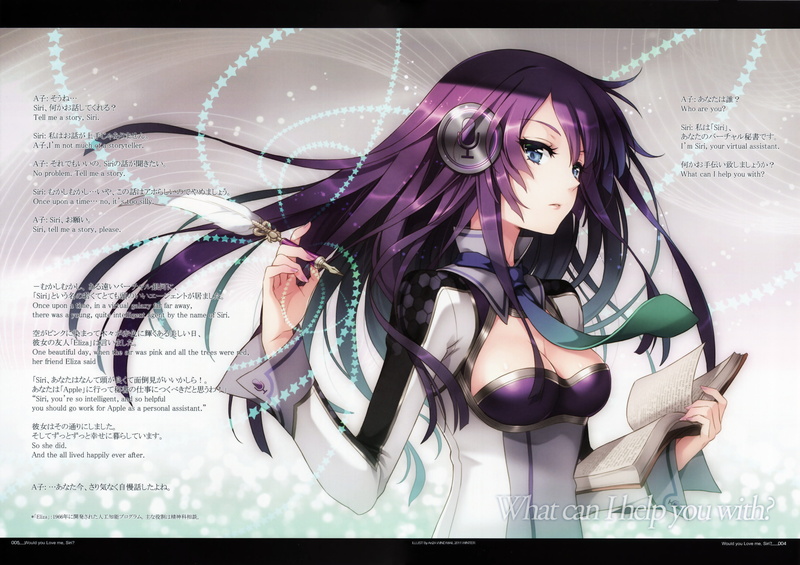 Siri, 4K, Anime Girls