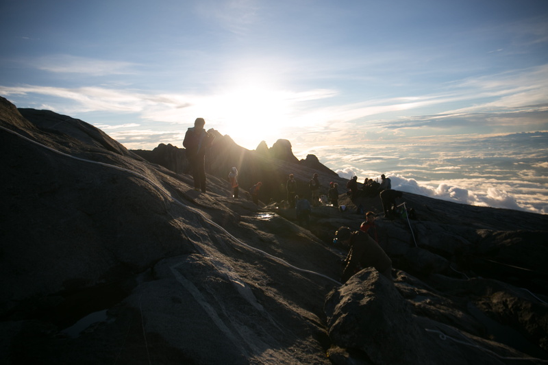 day, sky, rock, cloud - sky, mountain, mount kinabalu, travel, kinabalu, lens flare, no people, sunlight, malaysia, climb, outdoors, physical geography