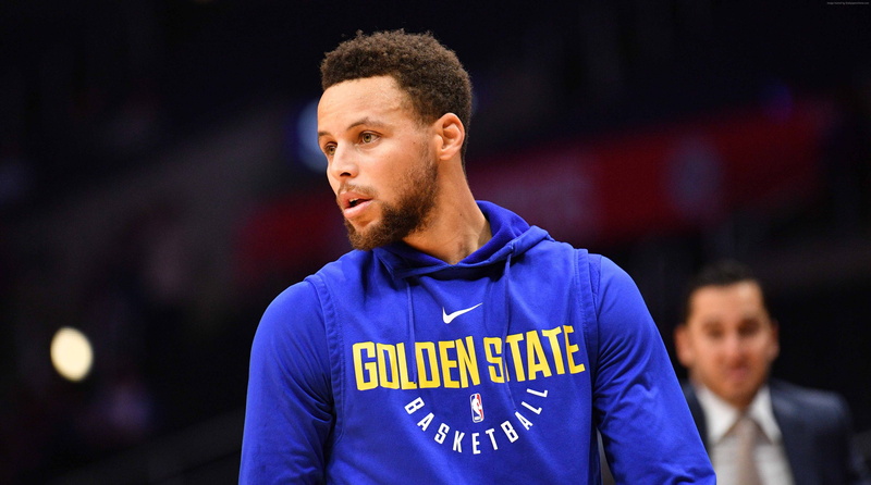 basketball, 4K, Golden State Warriors, Stephen Curry, 4K, NBA