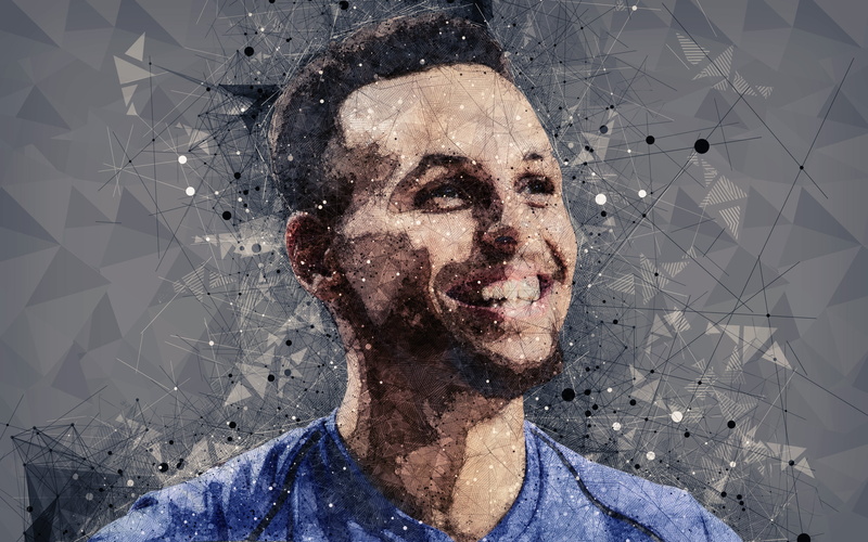 Basketball, American, 4K, Stephen Curry, NBA
