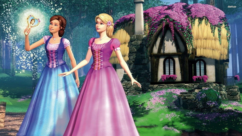 barbie, 1080P, Diamond, 1920x1080, cartoons, Liana, castle