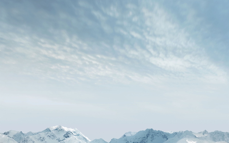 day, official, 2K, landscape, non-urban scene, apple, mountain peak, tranquil scene, snow, snowcapped mountain, covered, white color, ios, mountain range