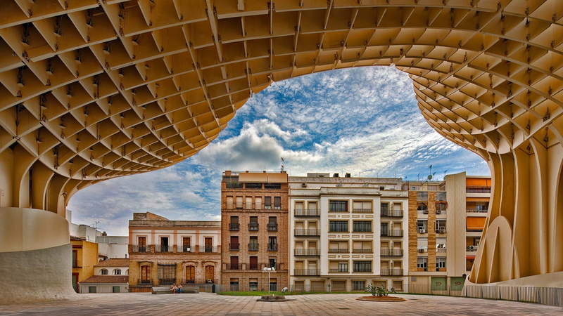 built structure, sky, modern, building exterior, bing, window, nature, outdoors, travel destinations, travel, arch, cloud - sky, dome, building