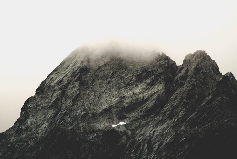 mountain range, tranquility, clear sky, solid, sky, non-urban scene, day, low angle view, physical geography, scenics - nature, outdoors, nature, eroded