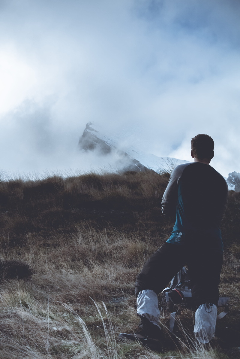 real people, portrait, 4K, environment, cloud - sky, off, men, snow, full length, wilderness, rear view, field, day, lifestyles, wild, land, leisure activity