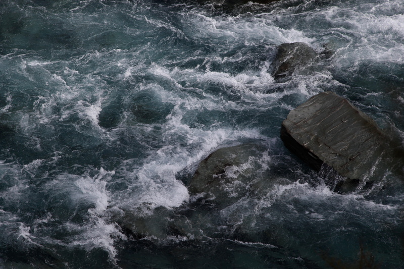 rock, blurred motion, flowing water, river, outdoors, motion, rough, rock - object, nature, aquatic sport, high angle view, rocks, sea, tranquility, water