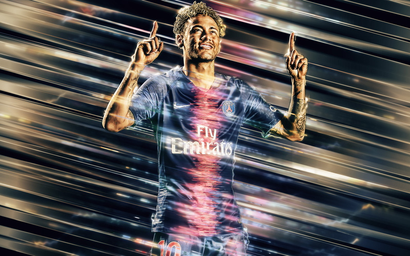 Neymar, Brazilian, Soccer, 4K, Paris Saint-Germain F.C.