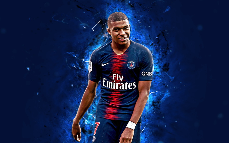 4K, Soccer, Paris Saint-Germain F.C., Kylian Mbappé