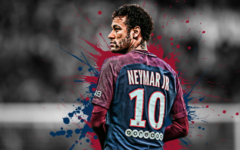 Brazilian, Soccer, 4K, Paris Saint-Germain F.C., Neymar
