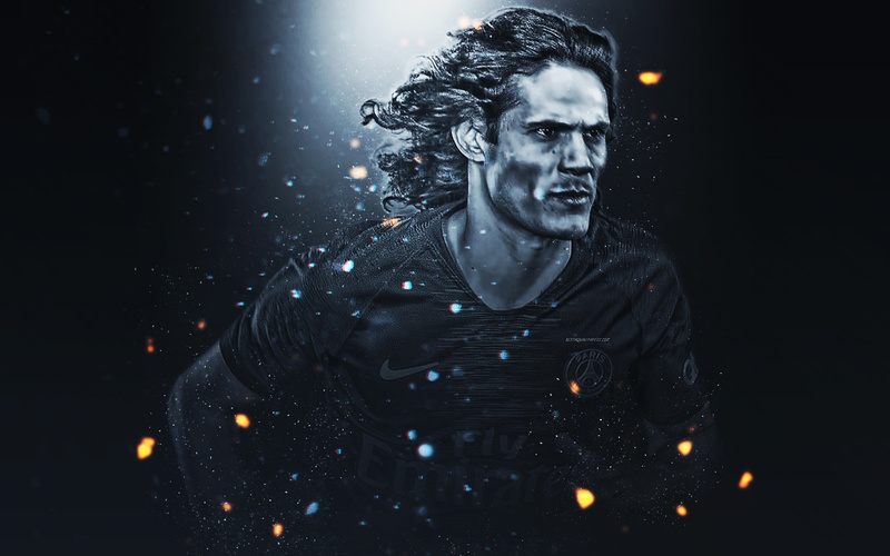 Edinson Cavani, Uruguayan, 4K, Paris Saint-Germain F.C., Sports, Soccer