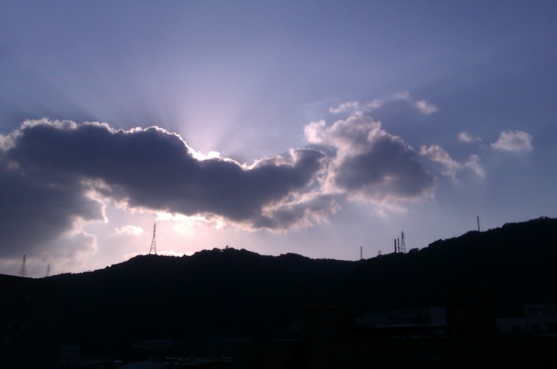 far side, dark, technology, outdoors, mountain, electricity, generator, silhouette, fuel and Power Generation, long, architecture, townscape, tranquility