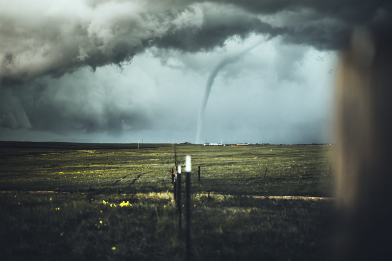 overcast, scenics - nature, side, no people, sky, 5K, tranquility, non-urban scene, storm cloud, plain, environment, thunderstorm, field, rain, beauty in nature