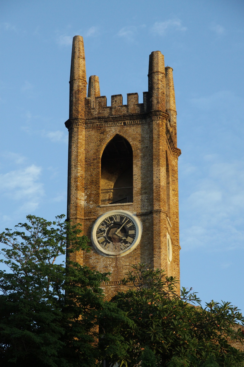 low angle view, built structure, church, history, religion, nature, saint jhons, sky, day, no people, 4K, bell tower, peace, architecture, arch, the past
