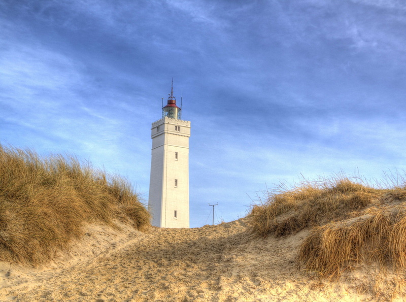sonnenuntergang, Evening, blavand, Europe, Processing, building, eroded, sonne, landschaft, couche, buried, strand, Frost, temperature, ciel, wasser, Denmark