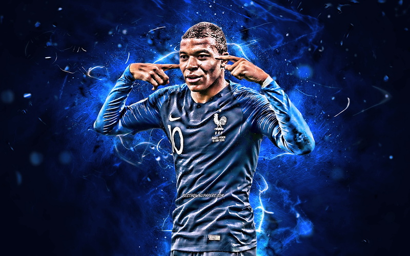 Soccer, Kylian Mbappé, 2K, French