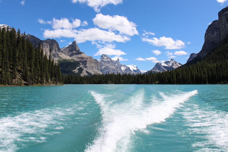 boat, mountain peak, canyon, mountain Range, tranquil scene, vacations, pine woodland, environment, mount, rocky, scenics, valley, rocky Mountains, mountain