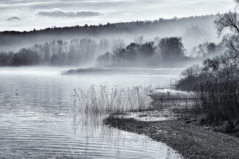 grey  cloud, black and white, sync, rays, outdoors, lake, miserable, black white, ice, ghastly, spooky, ze, scenics, silver  shadow, sunset, clouds, flickr